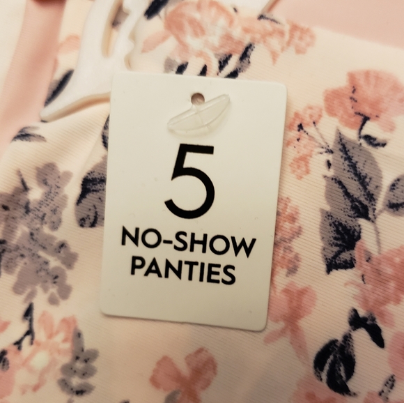 Laura Ashley NWT 5 pack no show super soft panties M L polyester spandex… - Picture 7 of 7